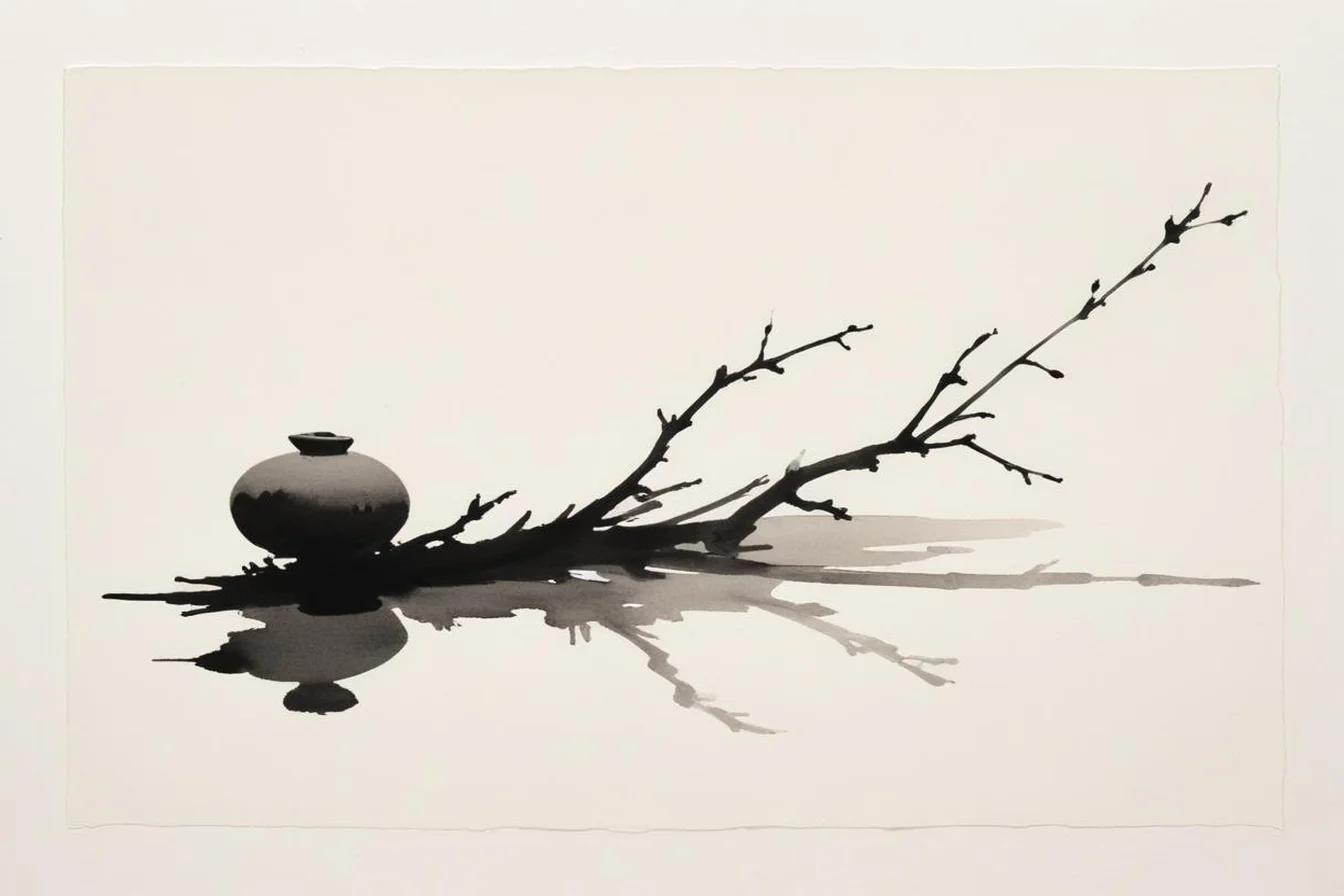 Sumi-e ink illustration of Poka-Yoke (ポカヨケ)